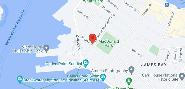 map of 101-636 Montreal St
